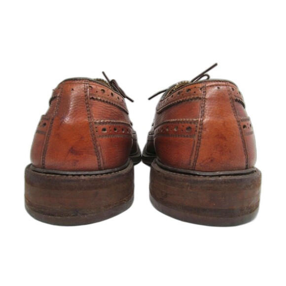 Nettleton Pebbled Leather Brogue Wingtip Derbys Mens Size US 9 - Picture 7 of 12